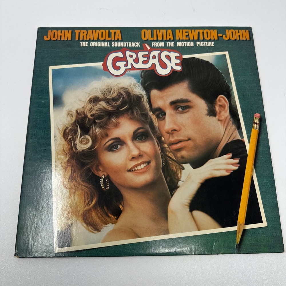 Grease Original Movie Soundtrack Vinyl 2 LP RSO‎ RS-2-4002 Travolta Newton-John